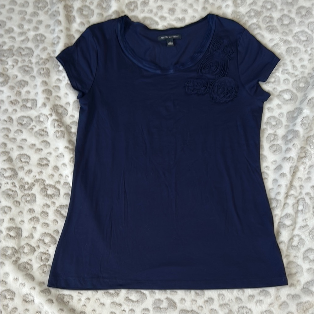 Banana Republic Blue Fitted Polo T-Shirt